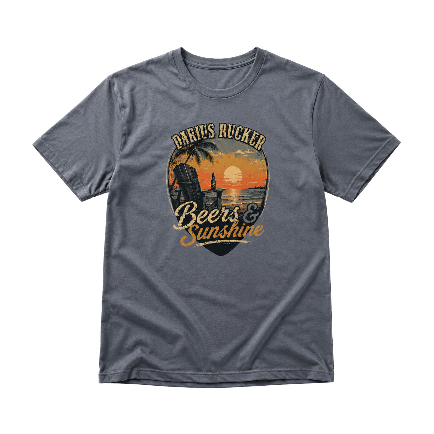 Beers & Sunshine Grey Tee