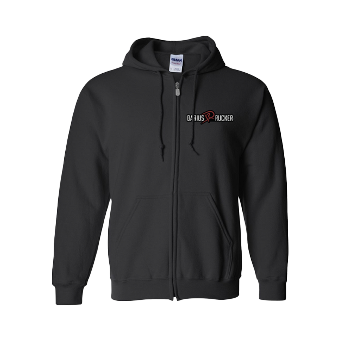 Darius Palm Zip Hoodie Front