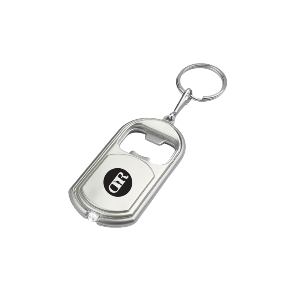 Stainless Steel Logo Keychain