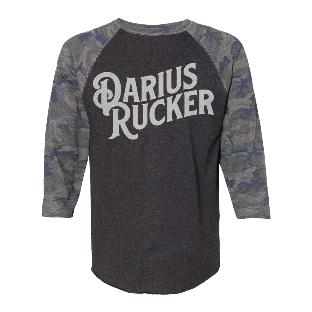 Darius Rucker Logo Camo Raglan