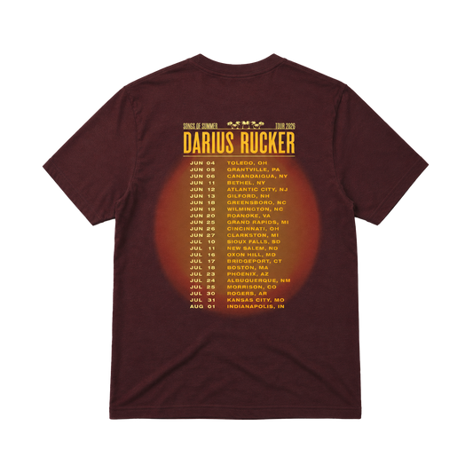Songs of Summer Tour Tee Back
