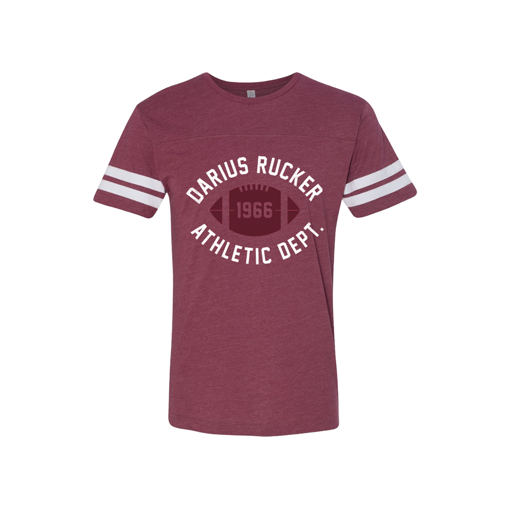 There's 2 times of year red football jersey tee front Darius Rucker