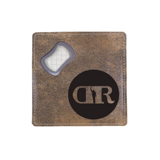 DR Leather Coaster