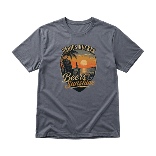 Beers & Sunshine Grey Tee