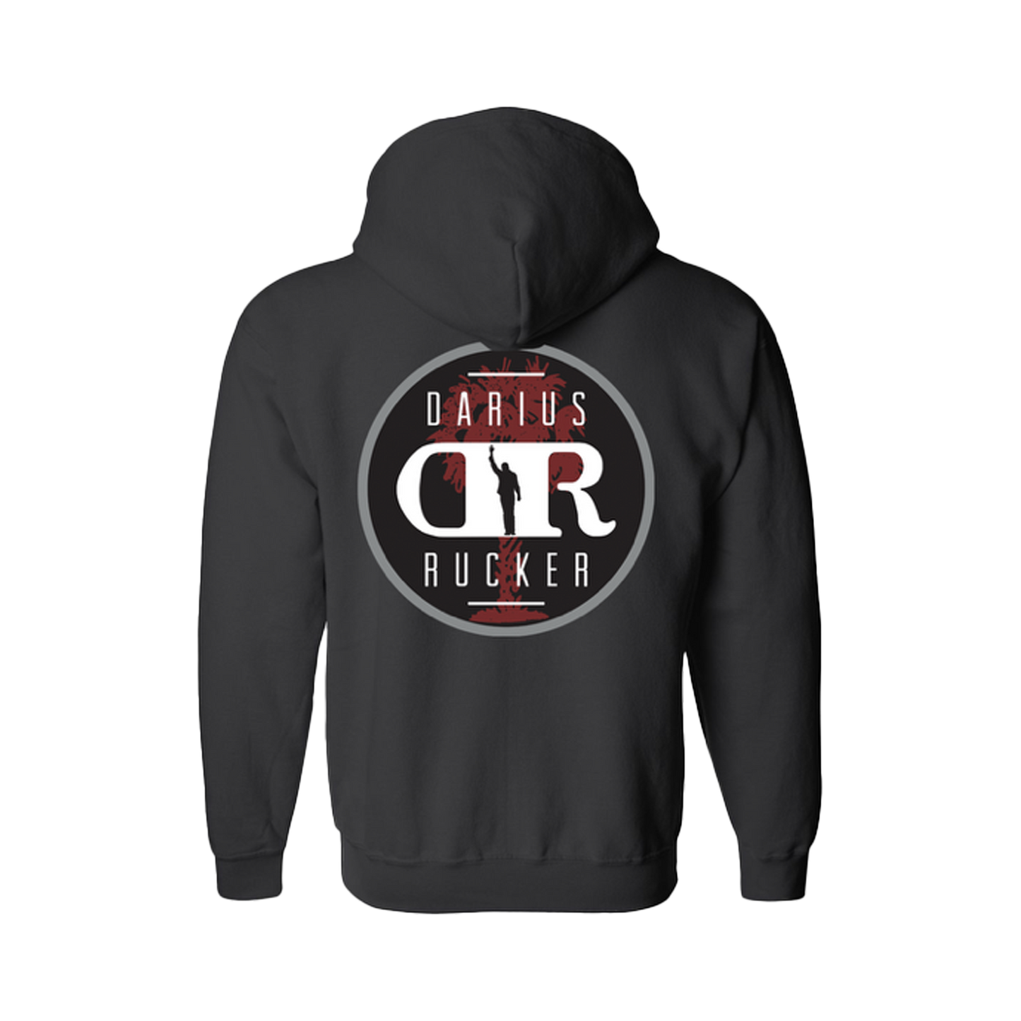 Darius Palm Zip Hoodie Back
