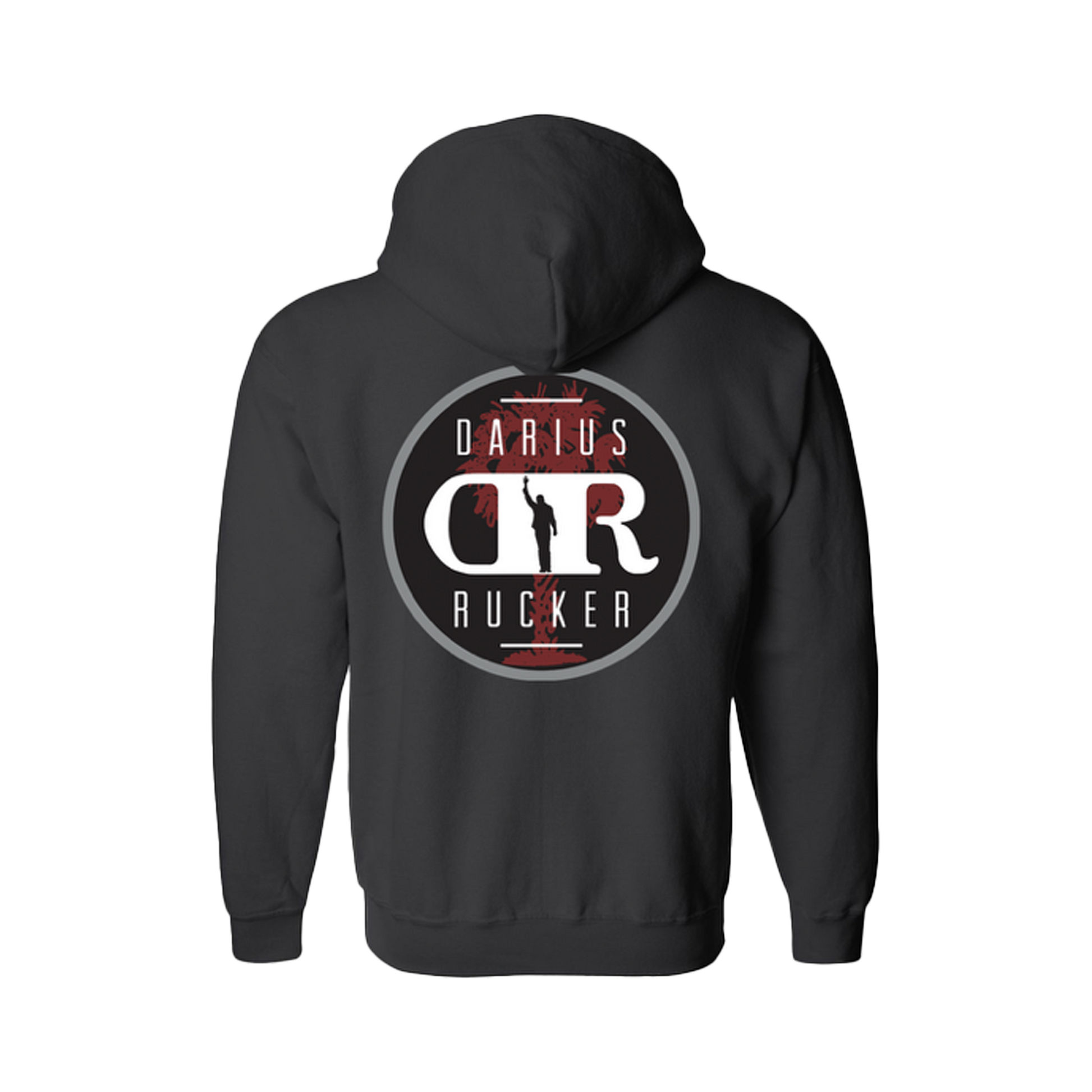 Darius Palm Zip Hoodie Back