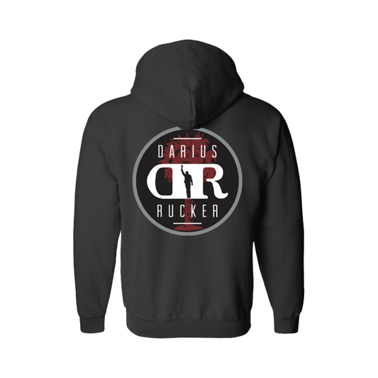 Darius Palm Zip Hoodie Back