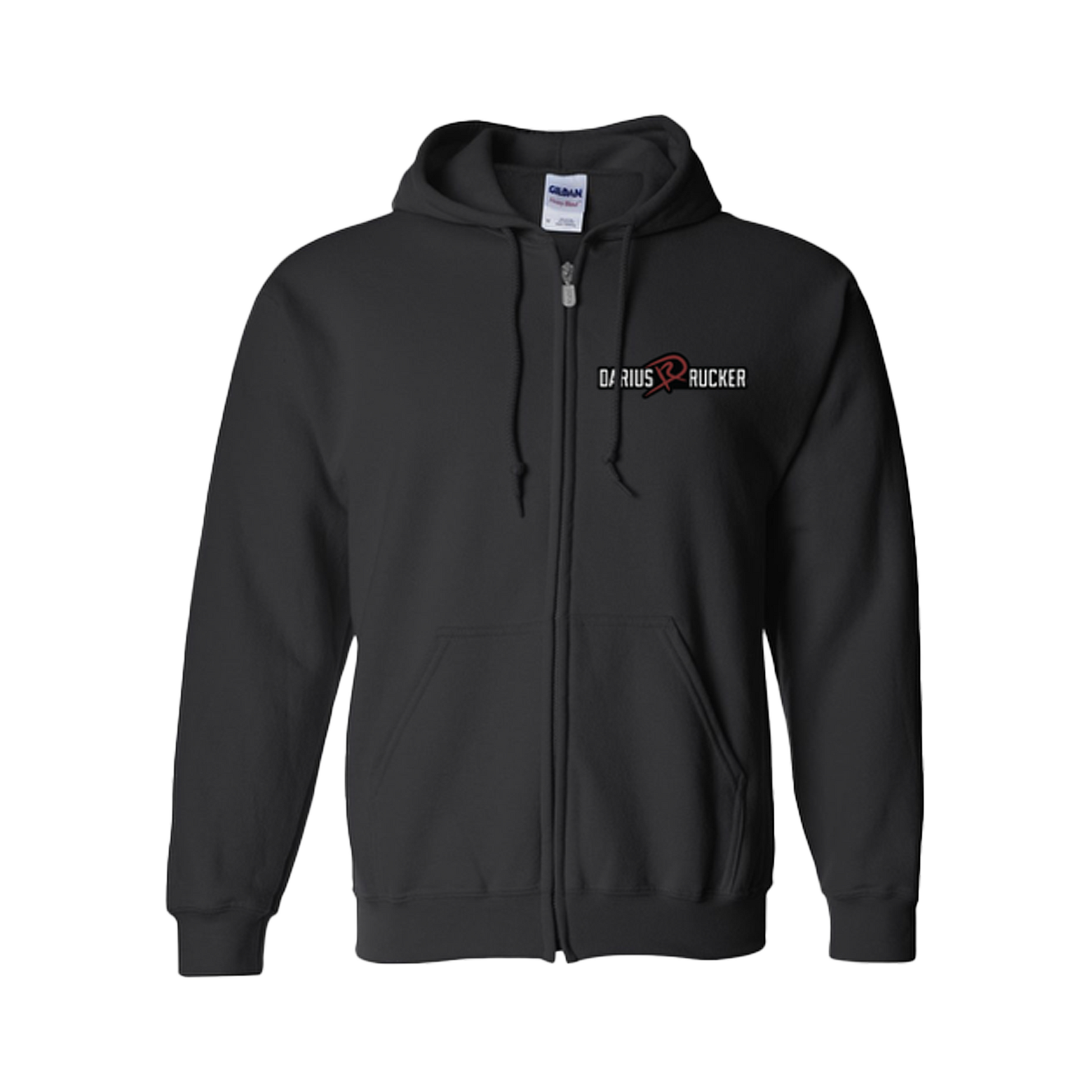 Darius Palm Zip Hoodie Front