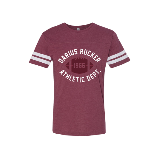 There's 2 times of year red football jersey tee front Darius Rucker